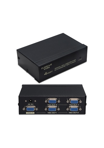 Powermaster 4 Port 250Mhz Monitör Çoklayıcı Vga Splitter Dağıtıcı