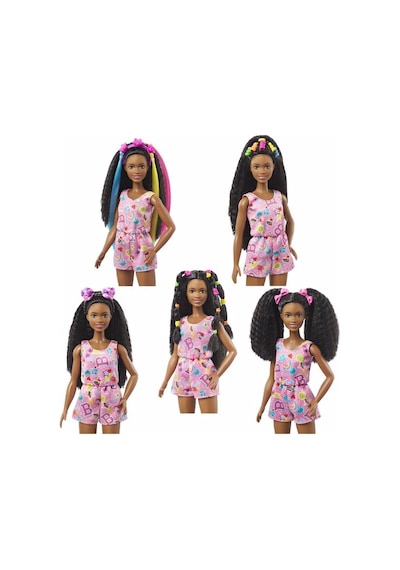 Barbie Brooklyn Eğlenceli Saçlar Oyun Seti HHM39
