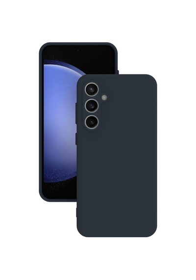 Samsung Galaxy Uyumlu S23 Fe Kılıf Kamera Korumalı Silikon Rubber Arka Kapak Lacivert