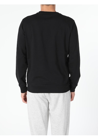 Colin's Regular Fit Siyah Erkek Sweatshirt CL1055796_Q1.V2_BLK