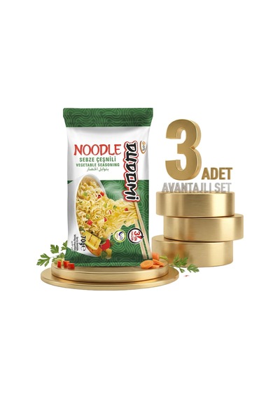 Dudomi Sebze Çeşnili Noodle 3x70 Gr