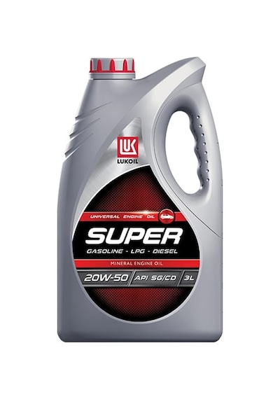 Lukoil Super SG/CD 20W-50 Motor Yağı 3 L