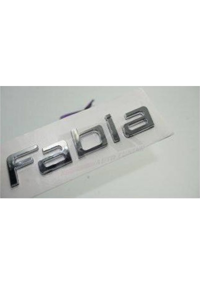 Skoda Fabia Bagaj Krom Yazı
