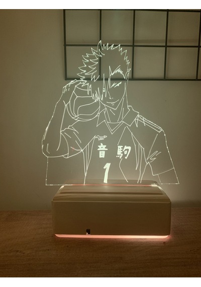Haikyu!! Kuroo 16 Renk Gece Lambası