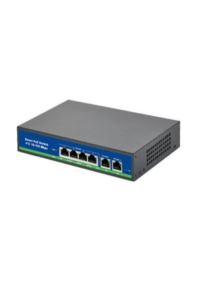 Isee Iss-1018p 16 Port Poe+ 10-100 Mbps 2 Port 10-100-1000 Uplink Switch 250w