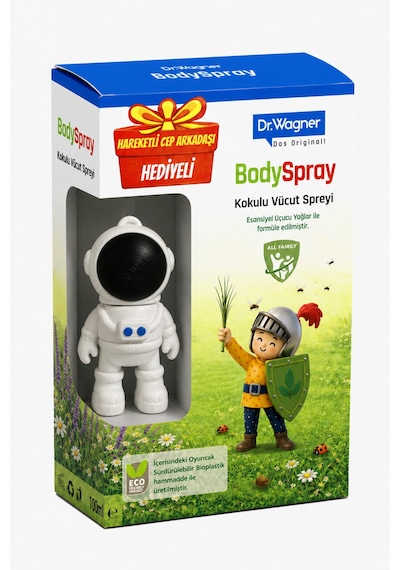 Sivrisinek ve Kene Kovucu Sprey %100 Doğal Yağlardan, Bebek ve Çocuk Dostu 100 ML + Oyuncak