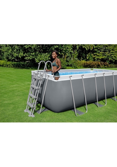 Bestway Steel Pro Max Yer Üstü Prefabrik Dikdörtgen Havuz Seti 412 Cm X 201 Cm X 122 Cm 56456 Bw625