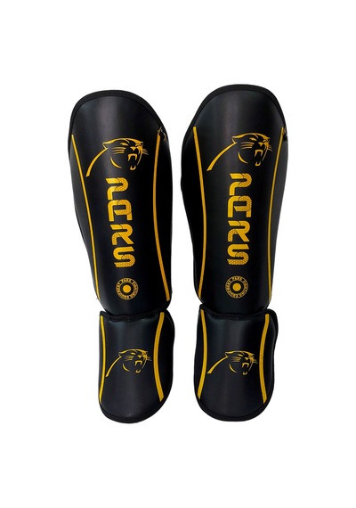 Pars Guard Kick Boks ve Muay Thai Ayak Kaval Koruyucu Siyah PRS-2 Siyah - Sarı