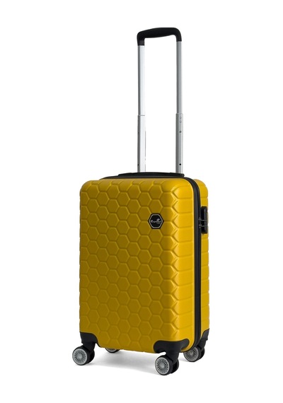 Reymond Luggage Altıgen Abs Seyahat Valizi, Kabin Boy Sarı