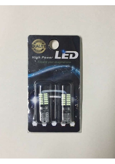 T10 Led Ampul 24 Smd Buz Mavi 12v