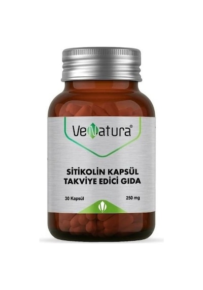 Venatura Sitikolin Kapsül Takviye Edici Gıda 30 Kapsül 250 Mg