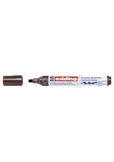 Edding 1455 Kaligrafi Kalemi 5 Mm Kahverengi