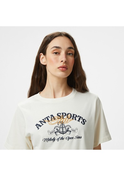 Anta Sports Club Kadın Beyaz T-shirt 862528128