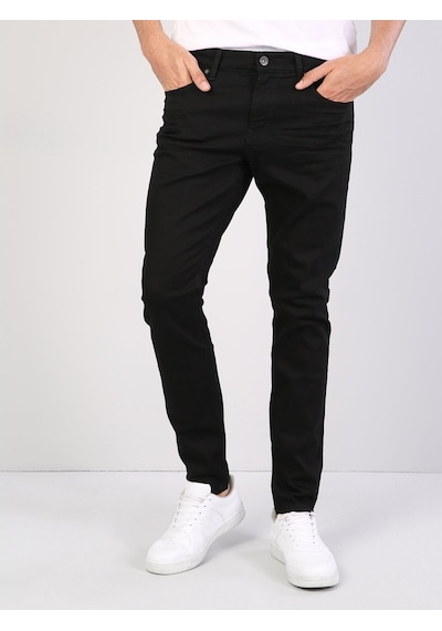 Colin's 041 Danny Düşük Bel Dar Paça Slim Fit Siyah Erkek Jean Pantolon CL1031097_q1.v1_DN06270
