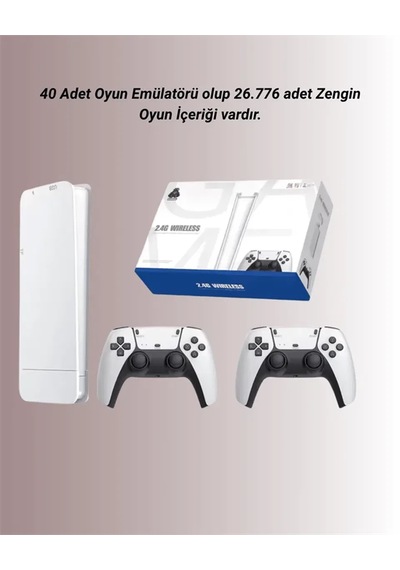 M15 Retro Konsol 20. 000 Oyunlu, Çift Gamepadli, 4k Hdmı