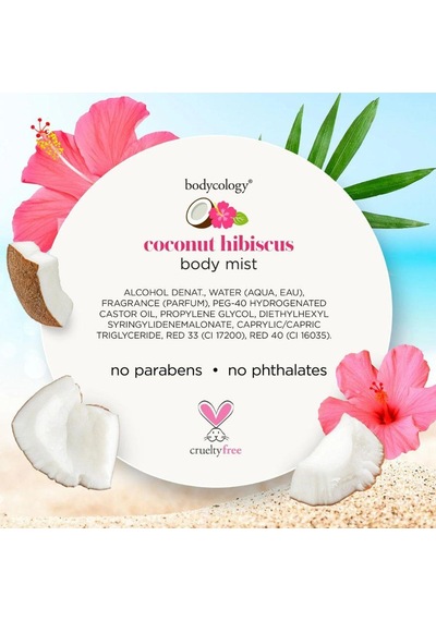 Bodycology Coconut Hibiscus Fragrance Mist Hindistanceviz Ve Hibiskus Kokulu Kadın Vücut Spreyi