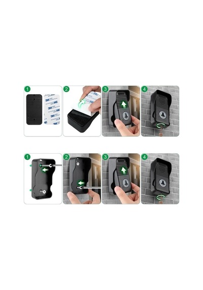 Xtechnx Xtechn138528 Hello D90 1000mah Şarjlı Kapalı Devre Telsiz Kapı Zili Ve İnterkom Sistemi Kesintisiz Çift Taraflı Sesli İletişim Telsiz