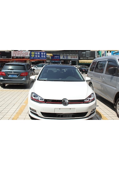 Golf 7 Gtı Çift U Led Kırımzı Çizgili Bı-Xenon Far