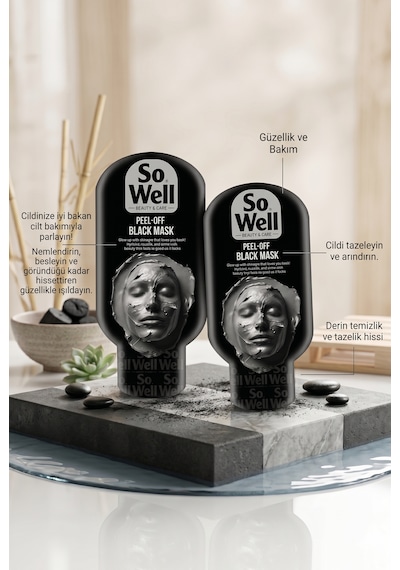 Soyulabilen Siyah Maske Peel-off Black Mask 100 Ml Siyah Nokta Karşıtı