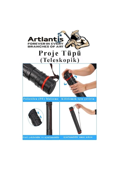 Proje Tüpü Dar 1 Adet 35x50 Cm Resim Kağıdı 25 Adet Bozuka Proje Tüpü Silindir Proje Tüpü