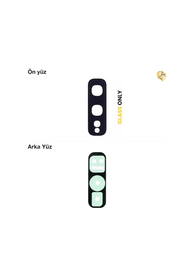 Samsung Galaxy S10 E İle Uyumlu Kamera Lensi Siyah Kamera Lensi Sade Lens Kamera Camı Kamera Merceği