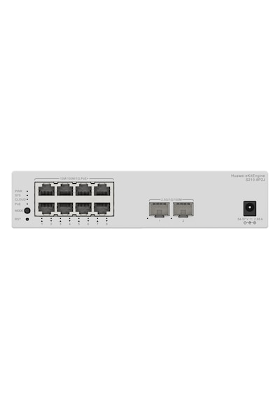 Huaweı Ekıt S210-8p2j 8 Port 10/100/1000 8 Port Poe 2 X 2.5ge Sfp 128w L2 Cloude Yönetilebilir Rack Mount Swıtch