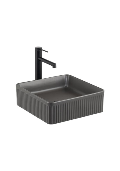 Lena E-W1003MF Tezgahüstü Lavabo Füme