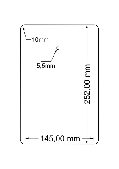 Thisrock 14,5x25,2 Cm Ahşap Charley Tablo 1