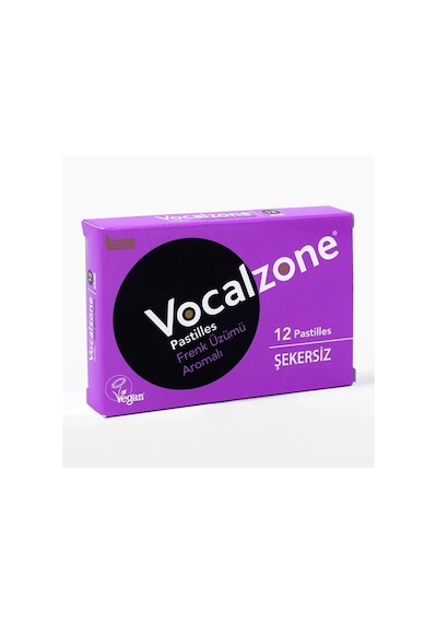 Vocalzone Frenk Üzümlü 12li Pastil