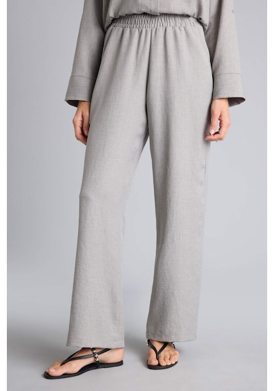 Defacto Wıde Leg Çift Cepli Yüksek Bel Geniş Paça Pantolon H0888ax26smgr105 Gri-gr105