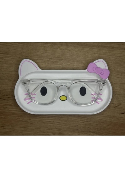 Hello Kitty Karakter Figür Tasarımlı Gözlük Tutucu Ve Çok Amaçlı Organizer
