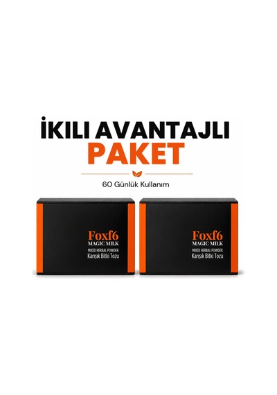 Foxf6 Magıc Milk Karışık Bitki Tozu 2 Aylık 60 Şase Yeni