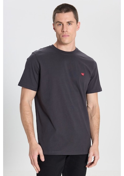 Wrangler Relaxed Fit Small Logo Siyah Erkek Kısa Kol T-shirt 000000000102265271 Siyah