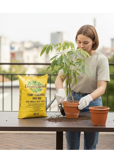 10 Litre İthal Çok Amaçlı Bitki Toprağı Torf Cocopeat Kokopit