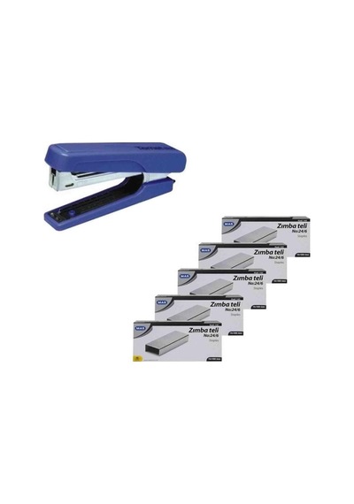 Temat Zımba Makinesi 24/6 Mavi 7000 + 5 Adet Tel