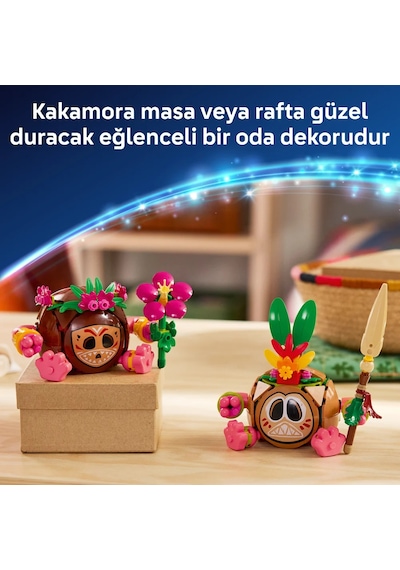 LEGO® ǀ Disney Moana Kakamora 43293 - 9 Yaş ve Üzeri Çocuklar için Film Aksesuarları İçeren Oyuncak Yapım Seti (407 Parça)