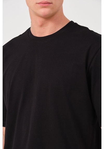 Rich Erkek 3'lü Paket %100 Pamuk Slim Fit Tişört Basic Bisiklet Yaka Kısa Kollu T-shirt Gri