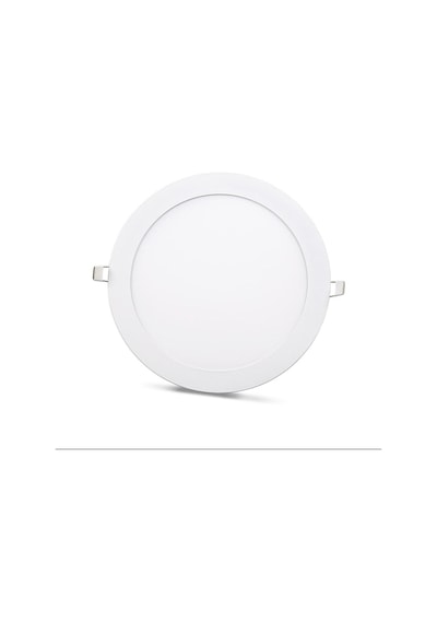Ack-ap01-01230 12 W Led Panel Beyaz Işık 6500k Beyaz Kasa Yuvarlak Sıva Altı Beyaz