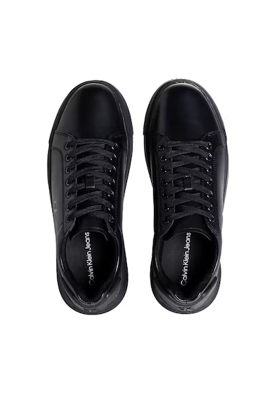Calvin Klein Erkek Kalın Tabanlı Bileksiz Sneaker - Siyah Black / Black Solid