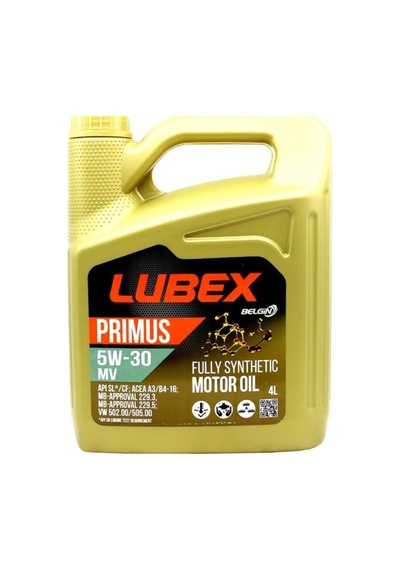 Primus Mv-la 5w-30 4 Lt Tam Sentetik Motor Yağı