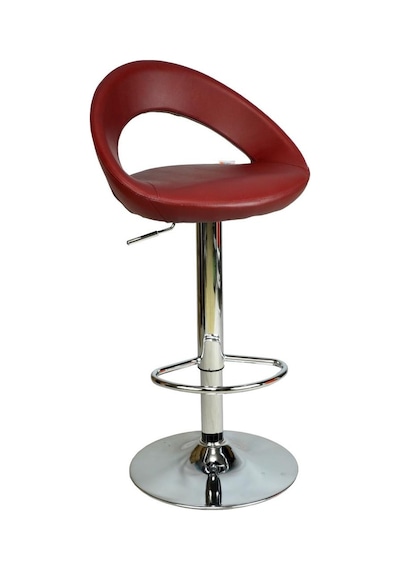 Bürocci Larissa Bar Taburesi-Bordo-9501Q0102 Çok Renkli