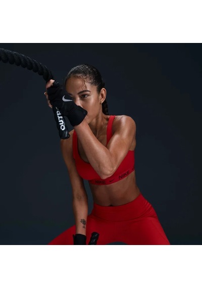 Nike Indy High-support Padded Adjustable Training Kadın Bra Kırmızı