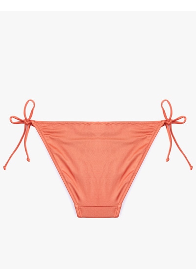 Koton Yanları İpli Üçgen Bikini Altı Kahverengi 6sak00018mm Kahve