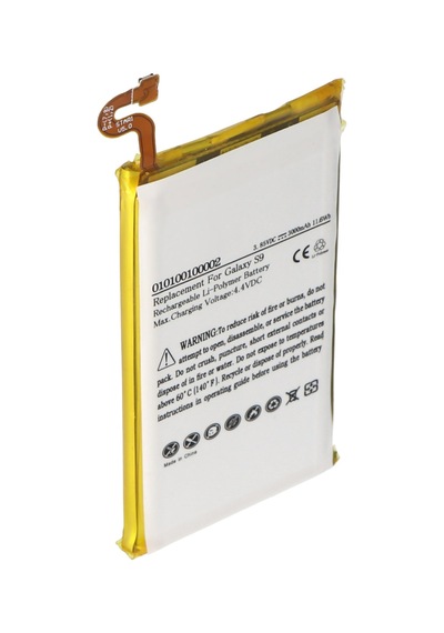 Samsung Galaxy S9, Li-polimer, 3.85v, 3000mah, 11.6wh, Dahili, Aletsiz Pil