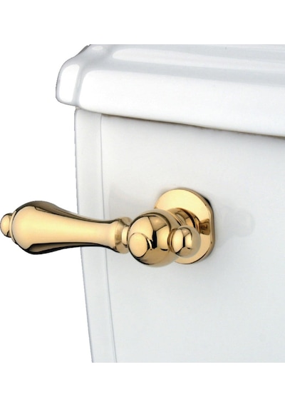 Brass Ktal32 Restorasyon Tuvalet Tankı Kolu, 3-1/16-inç, Cilalı Pirinç 508 Yeşil