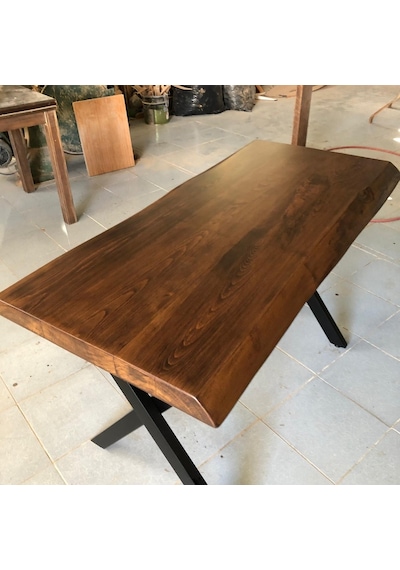 Bintaşmobilya Kütük Ağaç Masa-120X70.Cm