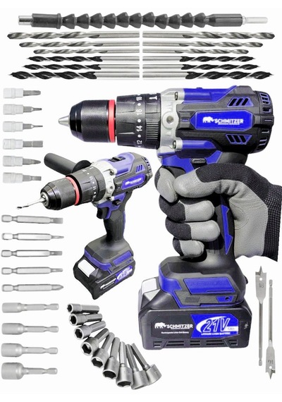 Schmıtzer 6lıset-m Set Pro 21v 43 Parça Şarjlı Hilti Matkap Somun Sökme Taşlama Dekupaj Dairesel Testere