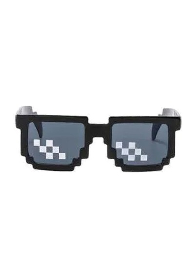 Parti Gözlük Mika Pixel Model Siyah Tüm Yaşlar