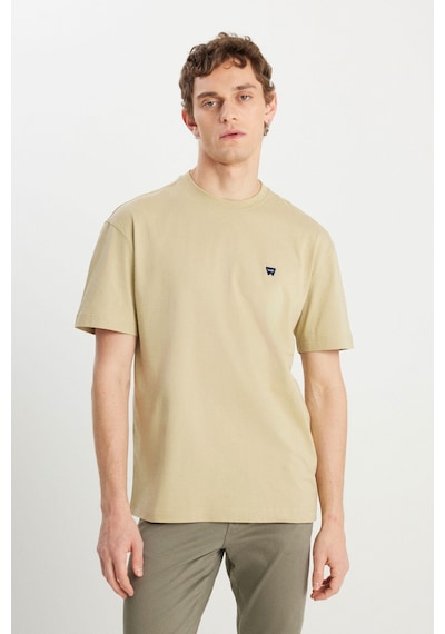 Wrangler Relaxed Fit Small Logo Yeşil Erkek Kısa Kol T-shirt Yeşil