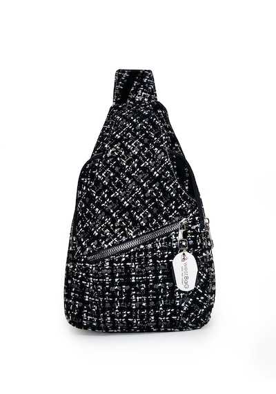 Westbag Hakiki Deri Siyah Unisex Premium Omuz Çantası Çapraz Çanta Bodybag Siyah Beyaz Süet